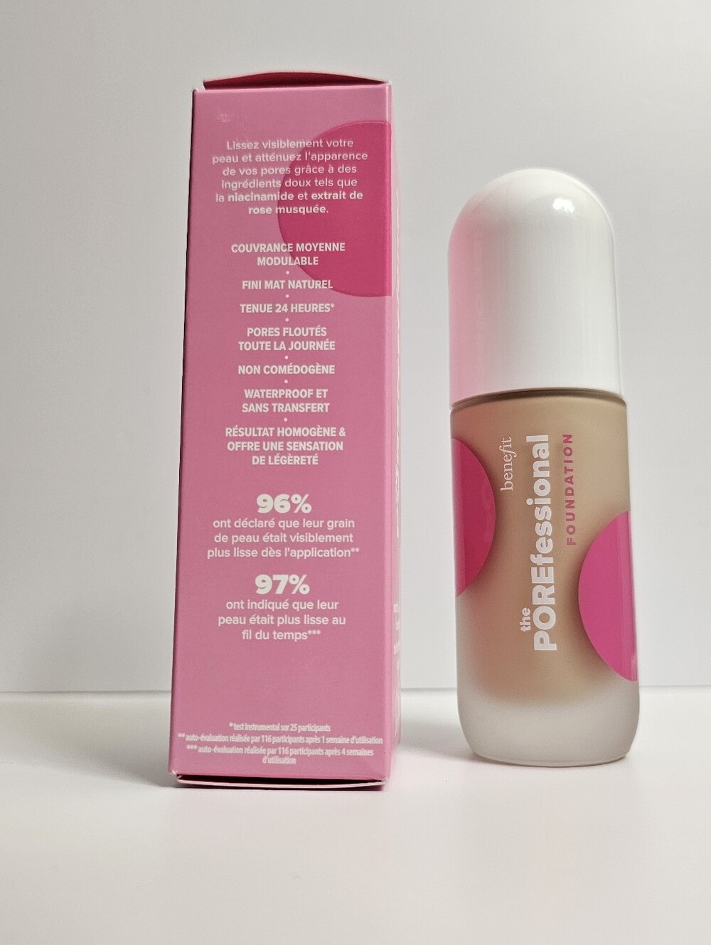 Benefit The POREfessional Blurring & Smoothing Foundation shade 4N wonder NEW - Picture 4 of 7